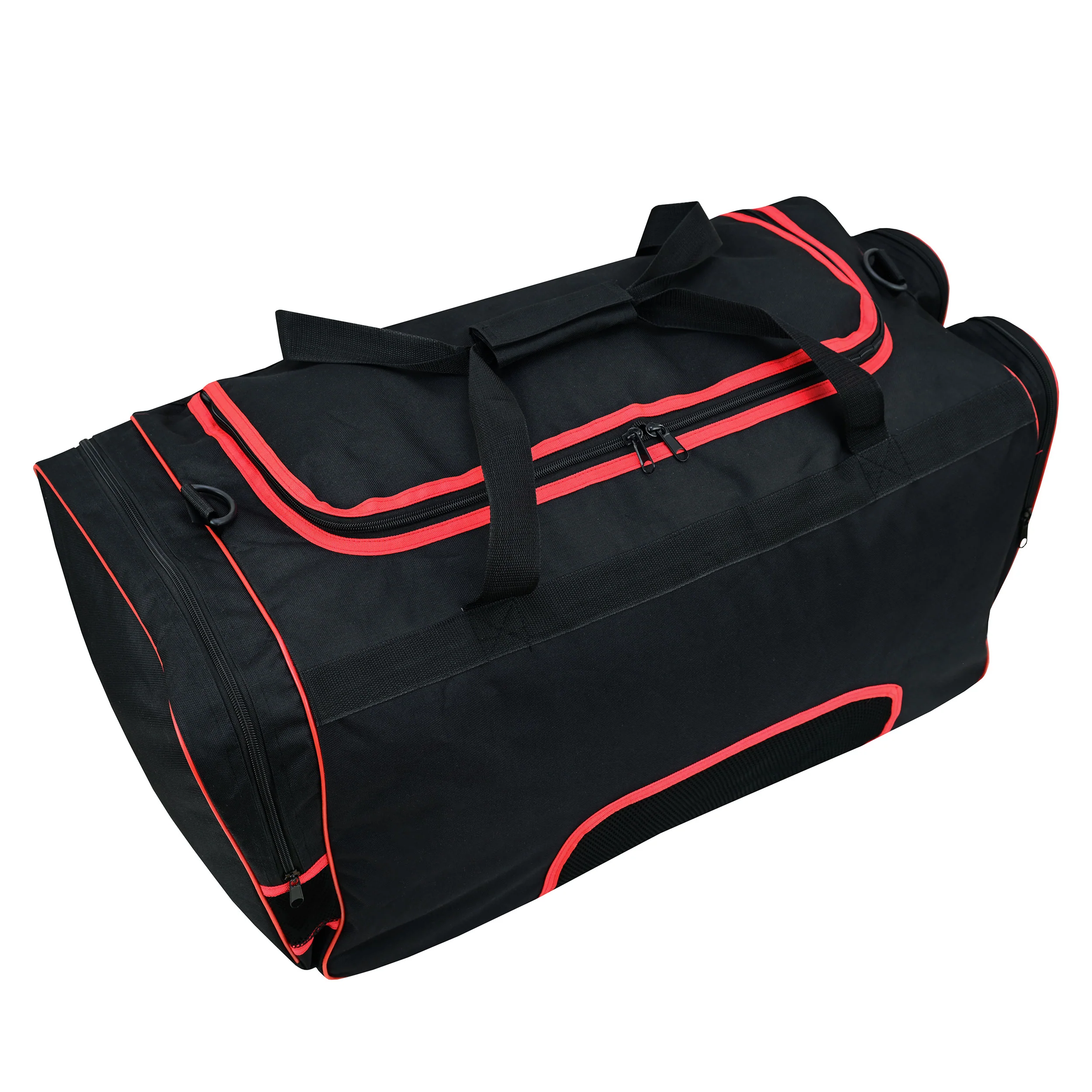 Black and Red Duffle Bag